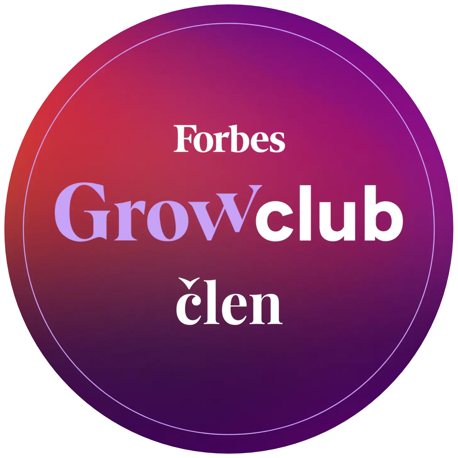 Odznak členstva Forbes Grow Club – GAJOS